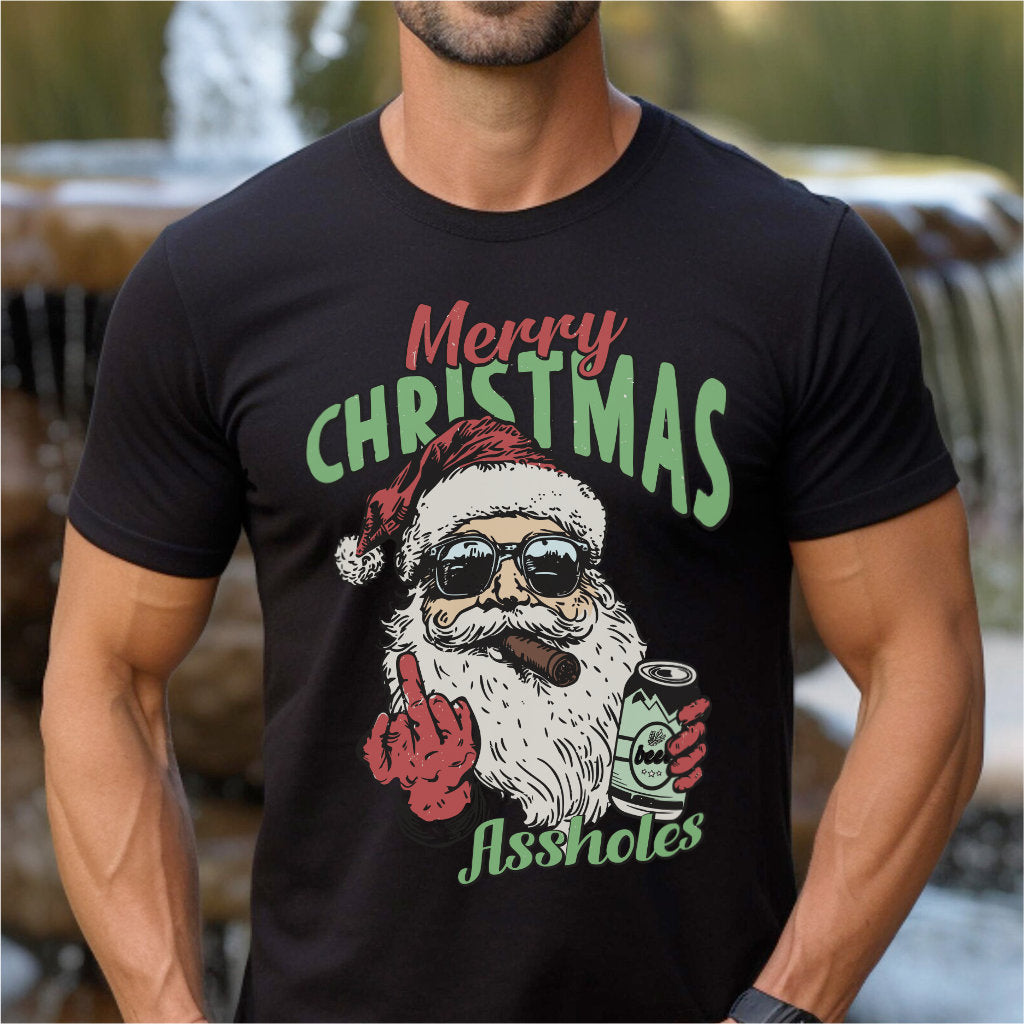 Merry Christmas ***holes | Unisex T-Shirt