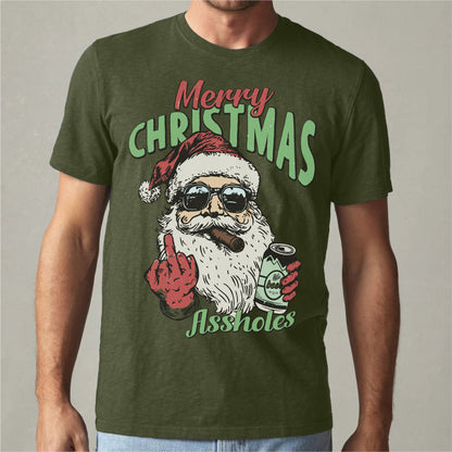 Merry Christmas ***holes | Unisex T-Shirt