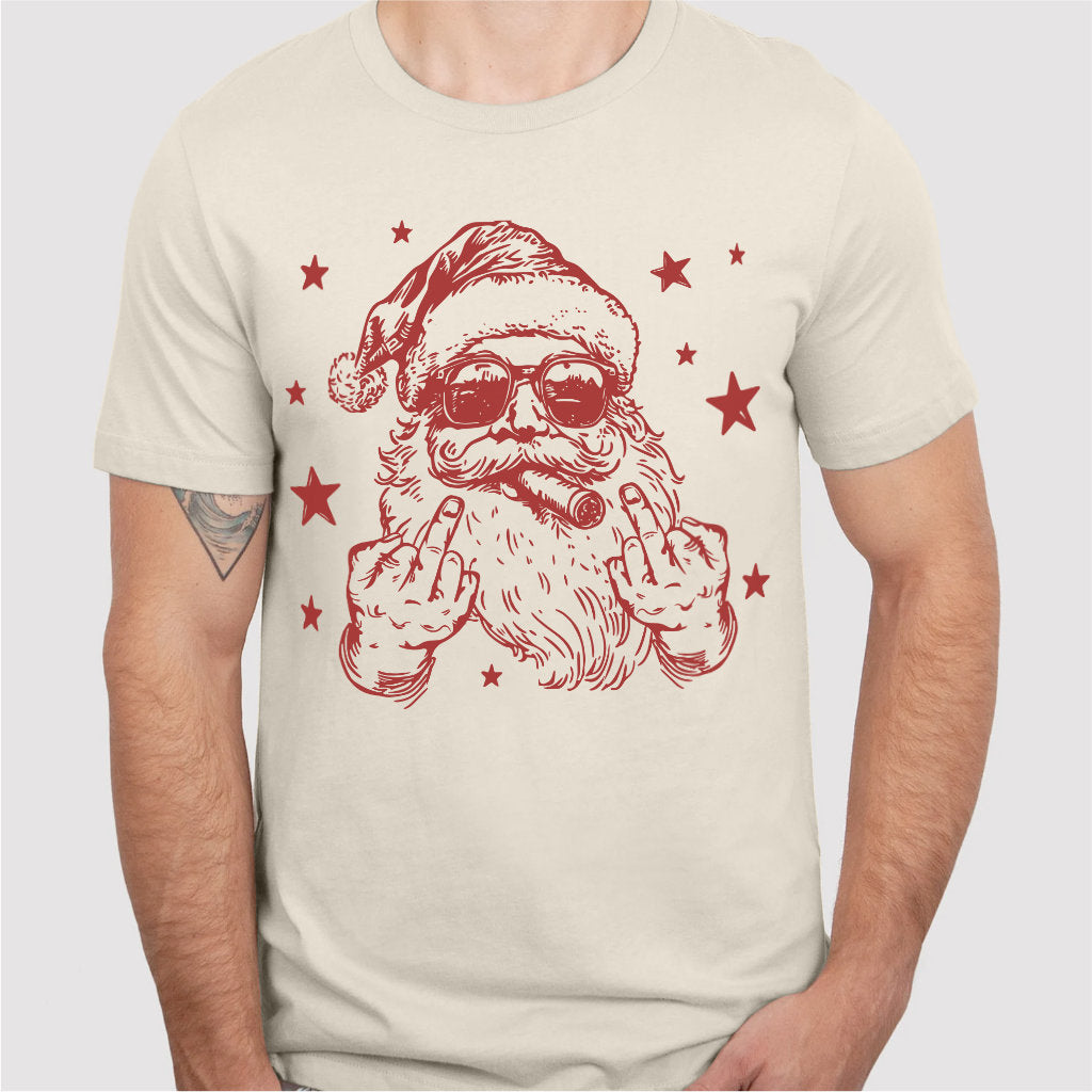 Santa Claus Middle Finger | Unisex T-Shirt