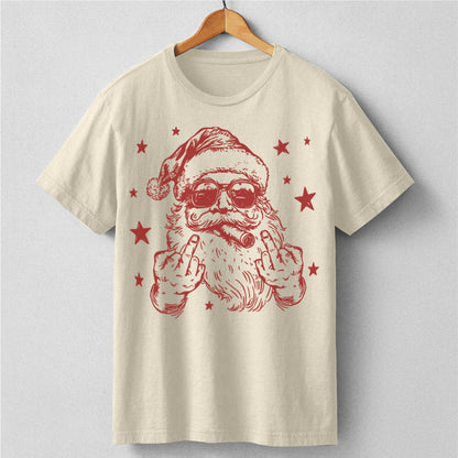 Santa Claus Middle Finger | Unisex T-Shirt