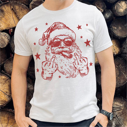 Santa Claus Middle Finger | Unisex T-Shirt