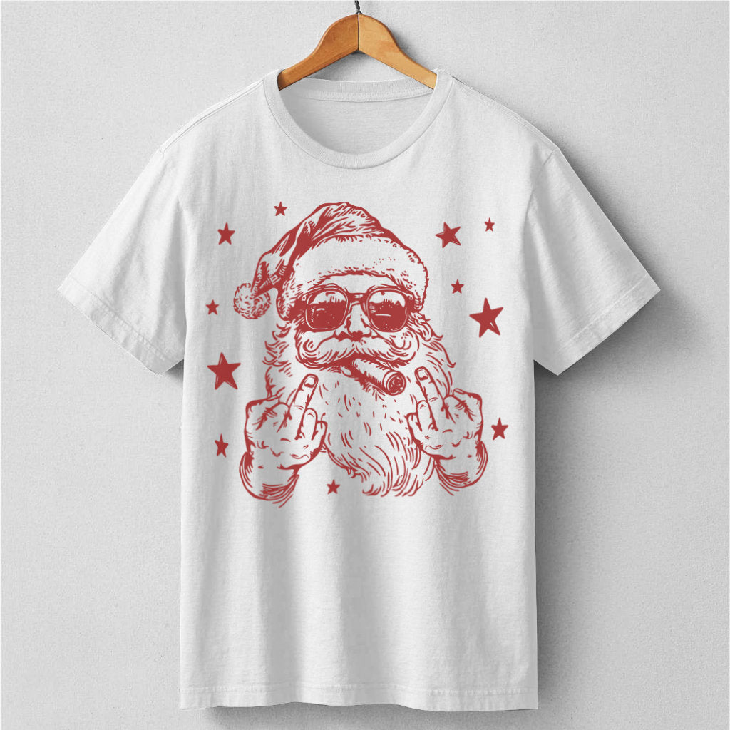 Santa Claus Middle Finger | Unisex T-Shirt