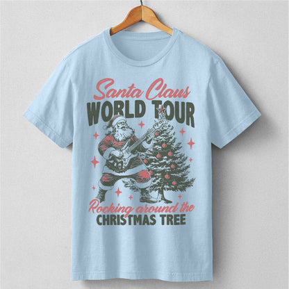 Santa Claus World Tour, Rocking Around The Christmas Tree | Unisex T-Shirt