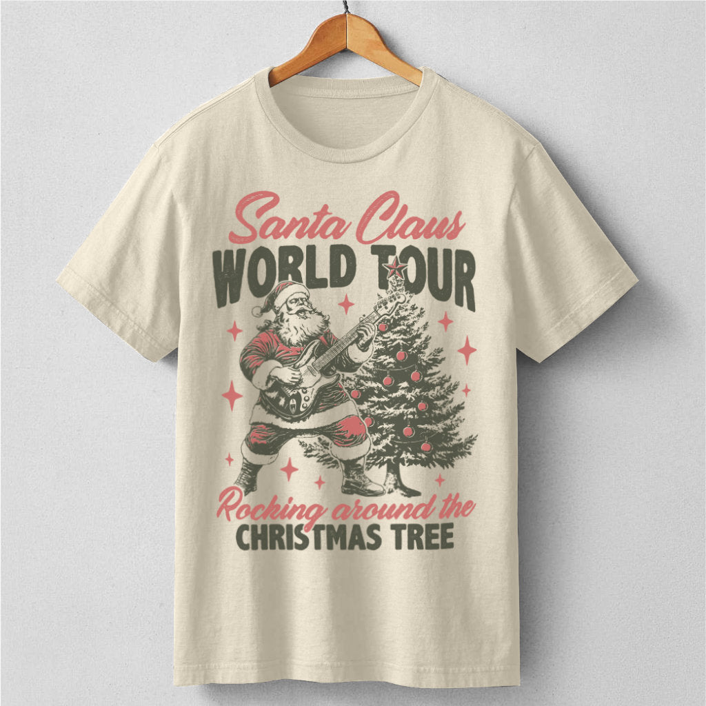 Santa Claus World Tour, Rocking Around The Christmas Tree | Unisex T-Shirt