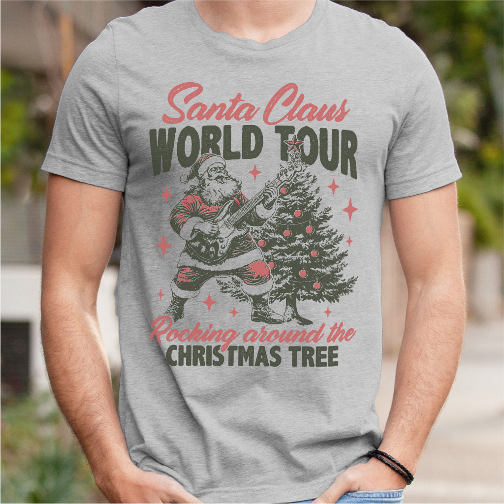 Santa Claus World Tour, Rocking Around The Christmas Tree | Unisex T-Shirt