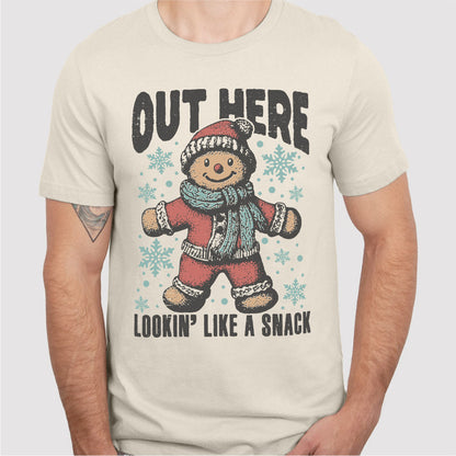 Cute Gingerbread, Out There, Looking Like A Snack | Unisex T-Shirt