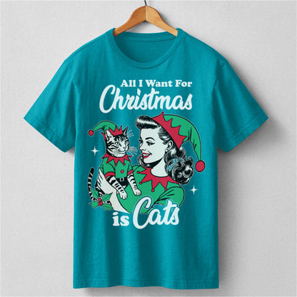 All I Want For Christmas Is Cats | Unisex T-Shirt