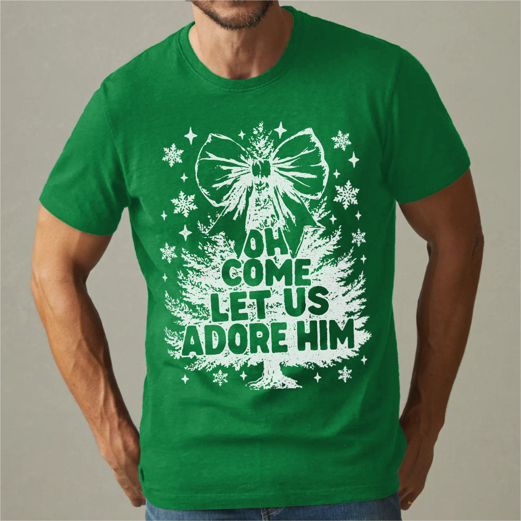 Oh Come Let Us Adore Him | Unisex T-Shirt