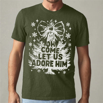 Oh Come Let Us Adore Him | Unisex T-Shirt