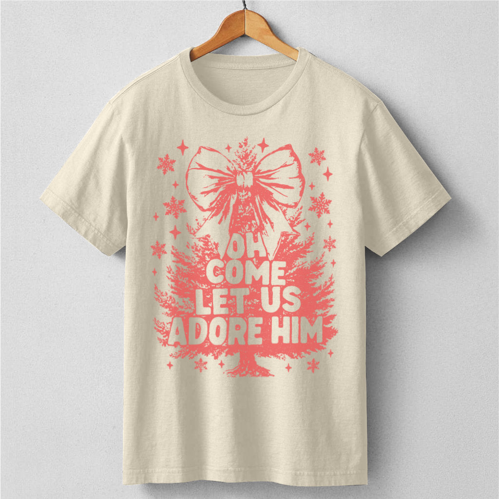 Oh Come Let Us Adore Him | Unisex T-Shirt