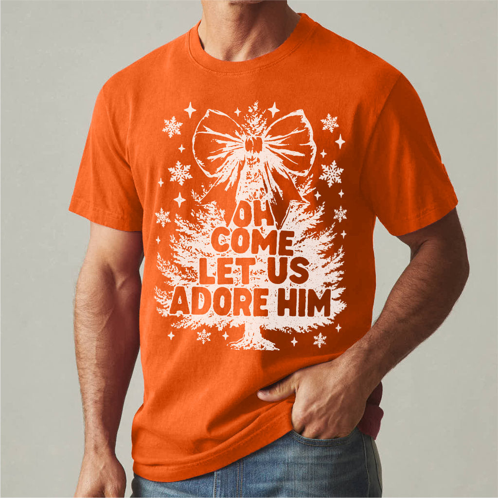 Oh Come Let Us Adore Him | Unisex T-Shirt