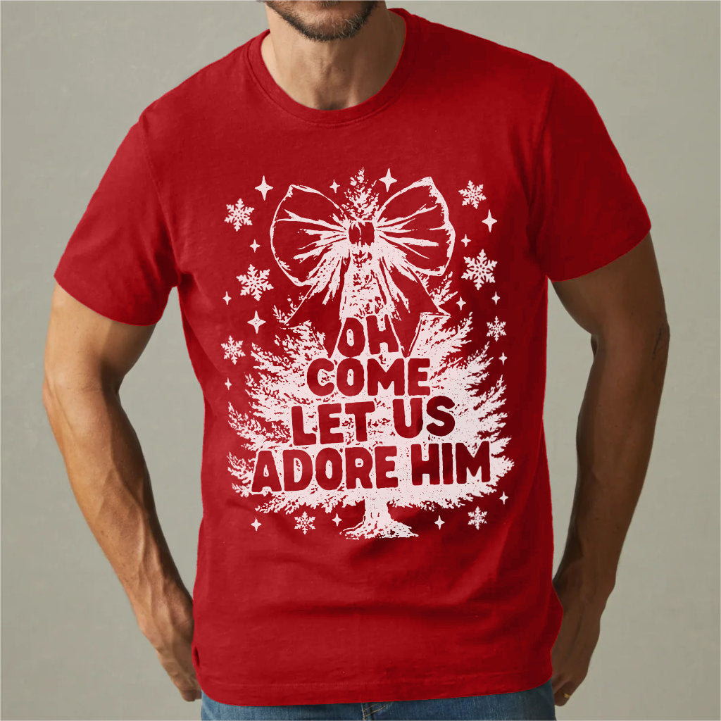 Oh Come Let Us Adore Him | Unisex T-Shirt