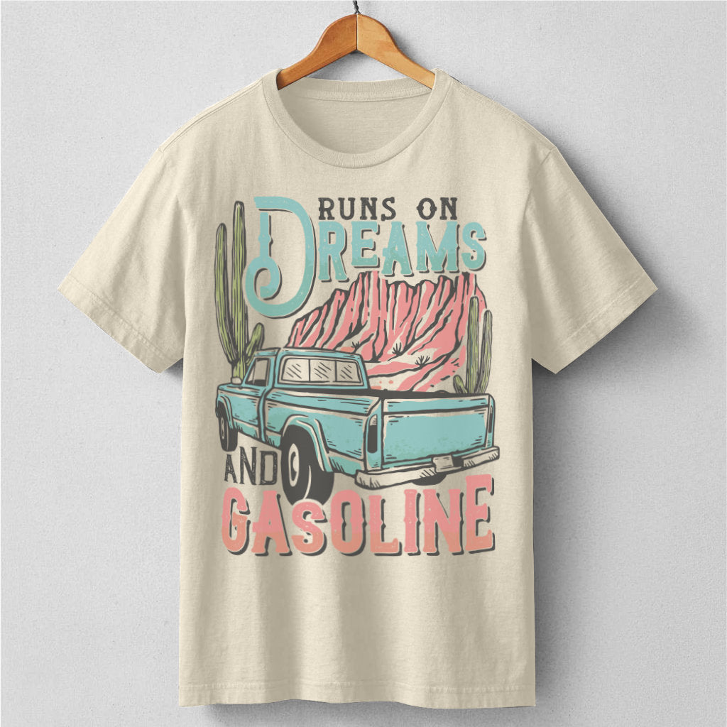 Runs On Dreams And Gasoline | Unisex T-Shirt