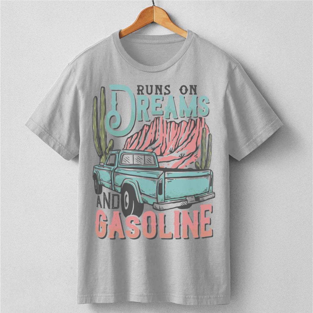 Runs On Dreams And Gasoline | Unisex T-Shirt