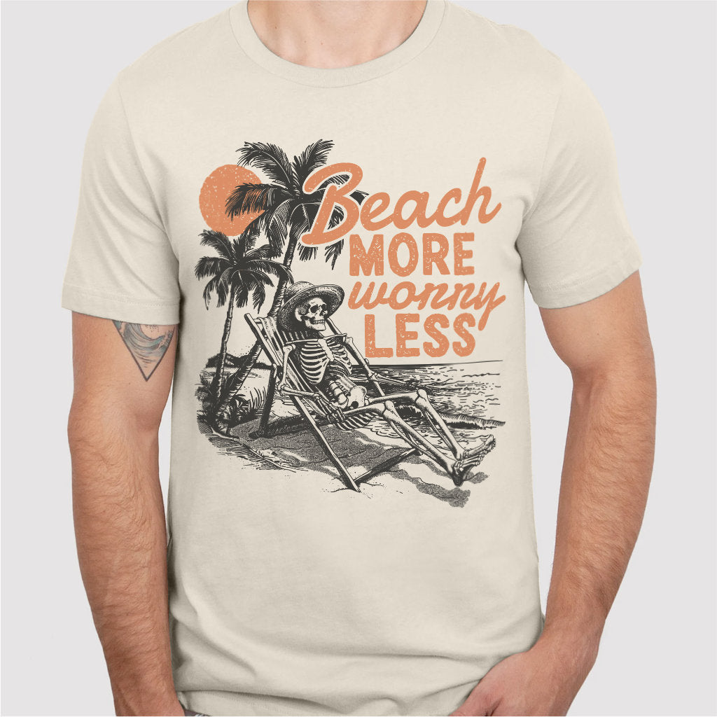 Beach More Worry Less | Unisex T-Shirt