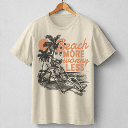 Beach More Worry Less | Unisex T-Shirt