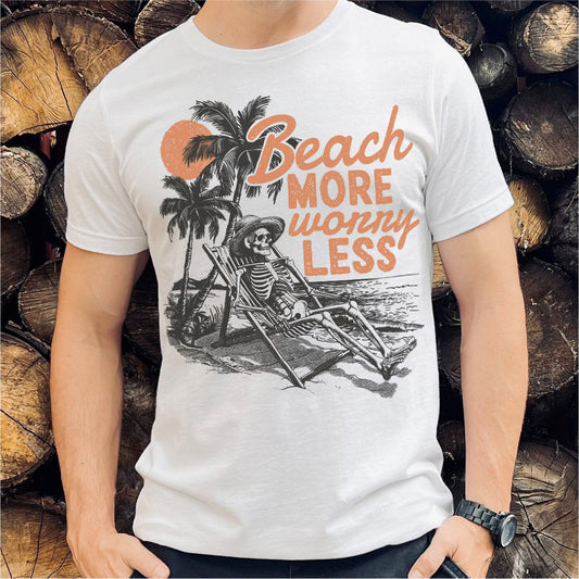 Beach More Worry Less | Unisex T-Shirt