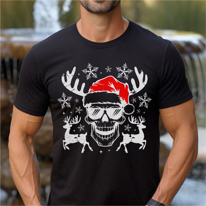 Christmas Skull Vintage | Unisex T-Shirt