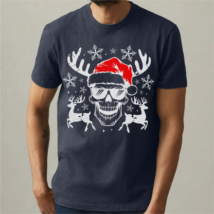 Christmas Skull Vintage | Unisex T-Shirt