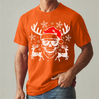 Christmas Skull Vintage | Unisex T-Shirt