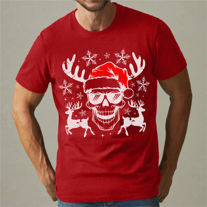 Christmas Skull Vintage | Unisex T-Shirt