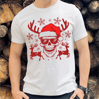 Christmas Skull Vintage | Unisex T-Shirt