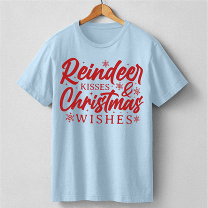 Reindeer Kisses And Christmas Wishes | Unisex T-Shirt