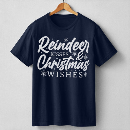 Reindeer Kisses And Christmas Wishes | Unisex T-Shirt