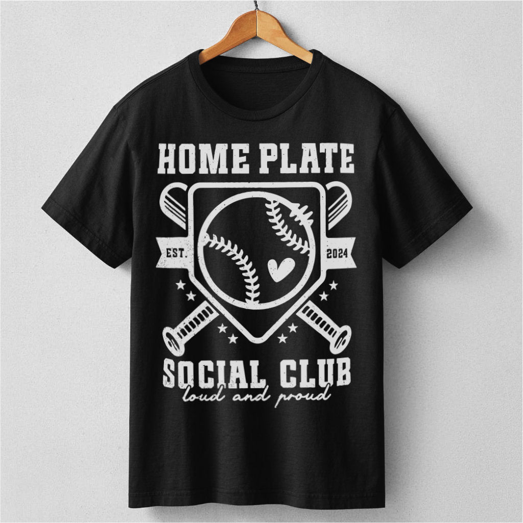 Baseball Home Plate Social Club | Unisex T-Shirt