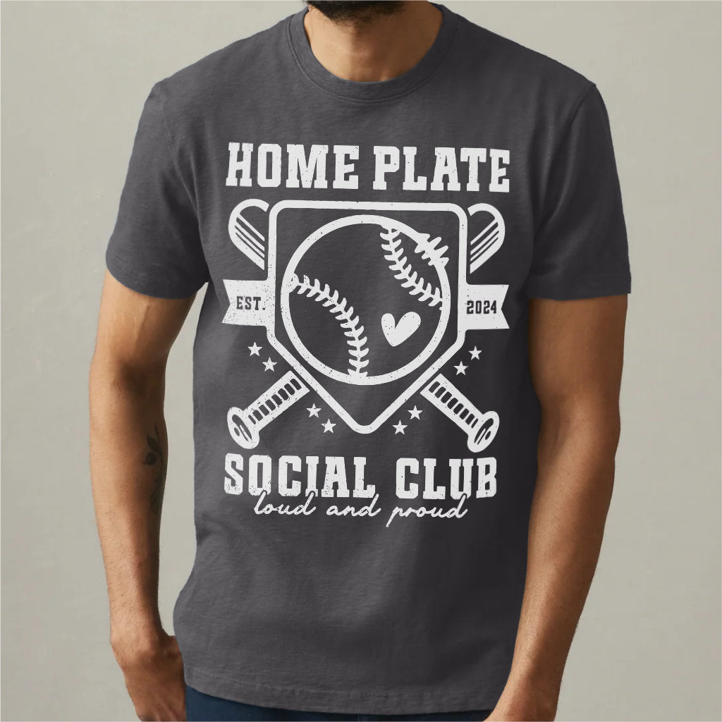 Baseball Home Plate Social Club | Unisex T-Shirt