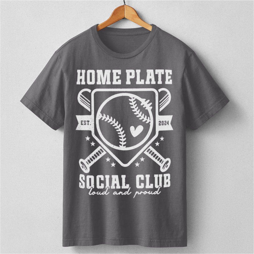 Baseball Home Plate Social Club | Unisex T-Shirt