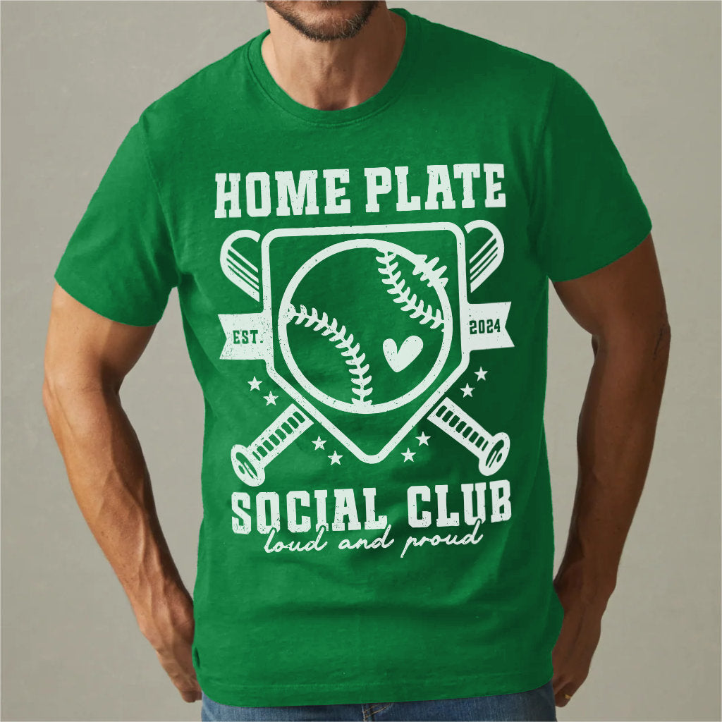 Baseball Home Plate Social Club | Unisex T-Shirt