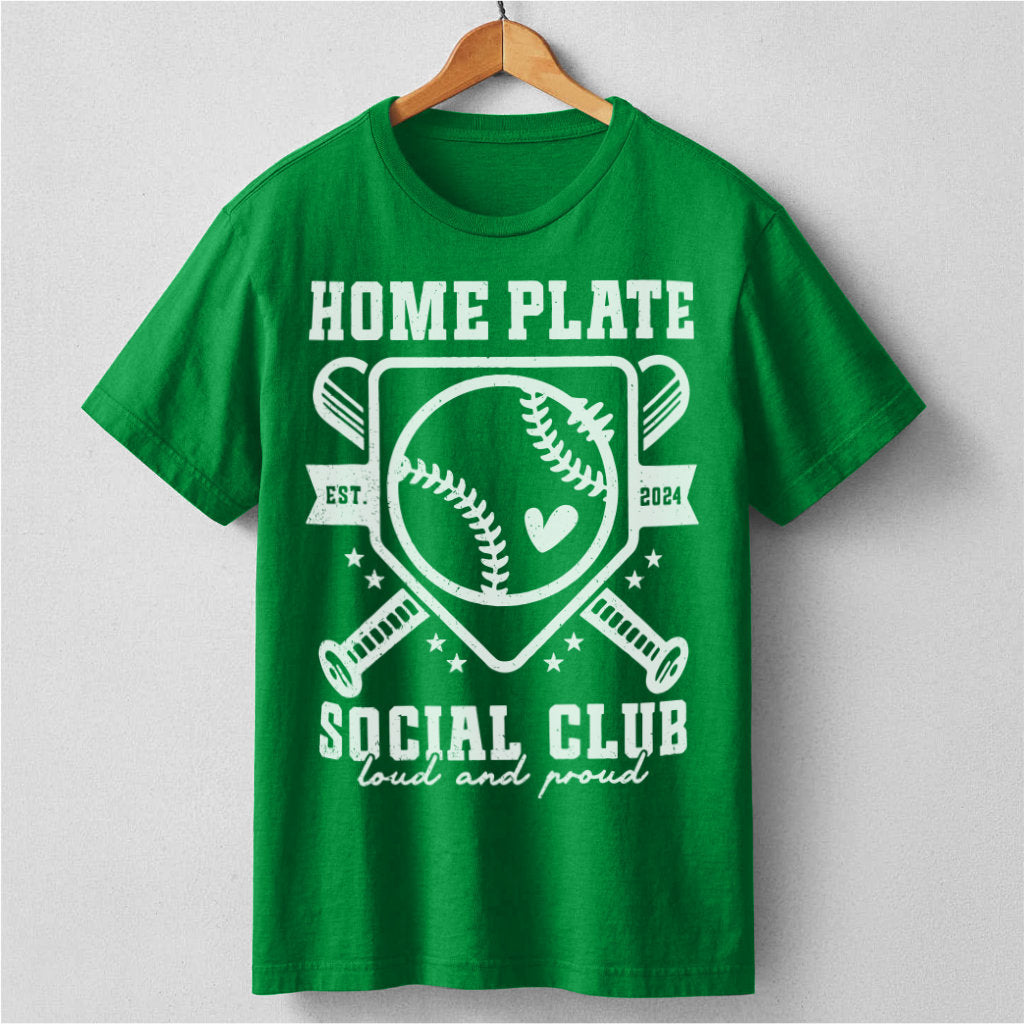 Baseball Home Plate Social Club | Unisex T-Shirt