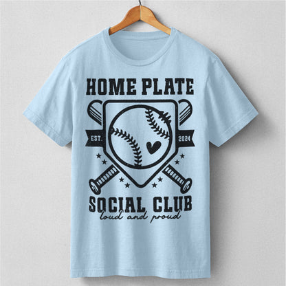 Baseball Home Plate Social Club | Unisex T-Shirt