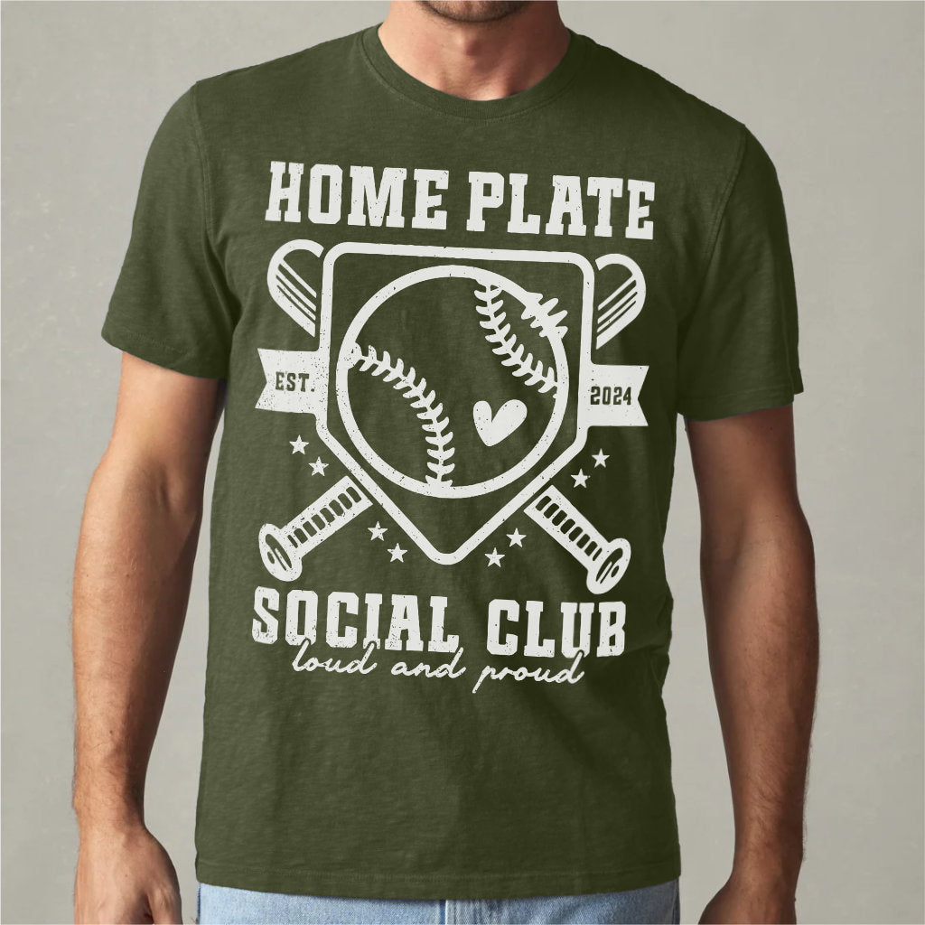 Baseball Home Plate Social Club | Unisex T-Shirt