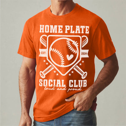 Baseball Home Plate Social Club | Unisex T-Shirt