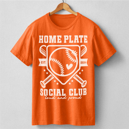 Baseball Home Plate Social Club | Unisex T-Shirt