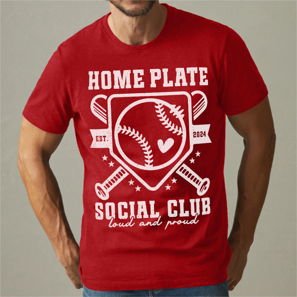 Baseball Home Plate Social Club | Unisex T-Shirt