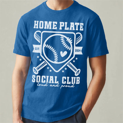 Baseball Home Plate Social Club | Unisex T-Shirt