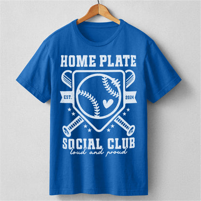 Baseball Home Plate Social Club | Unisex T-Shirt