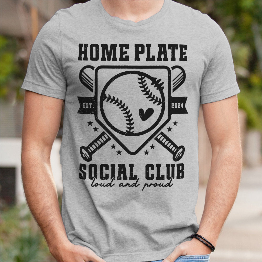 Baseball Home Plate Social Club | Unisex T-Shirt