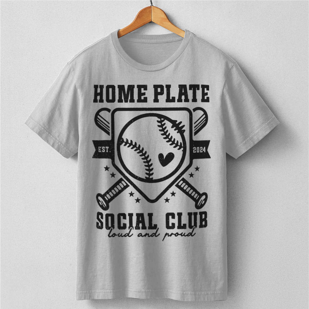 Baseball Home Plate Social Club | Unisex T-Shirt