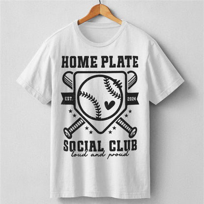 Baseball Home Plate Social Club | Unisex T-Shirt