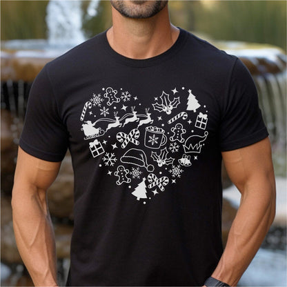 Funny Christmas Heart | Unisex T-Shirt