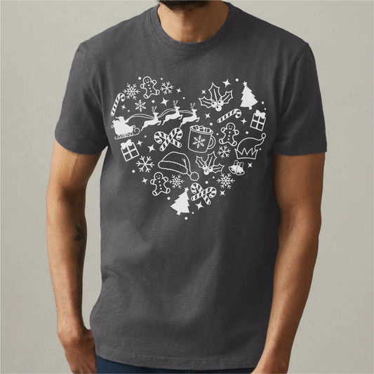 Funny Christmas Heart | Unisex T-Shirt