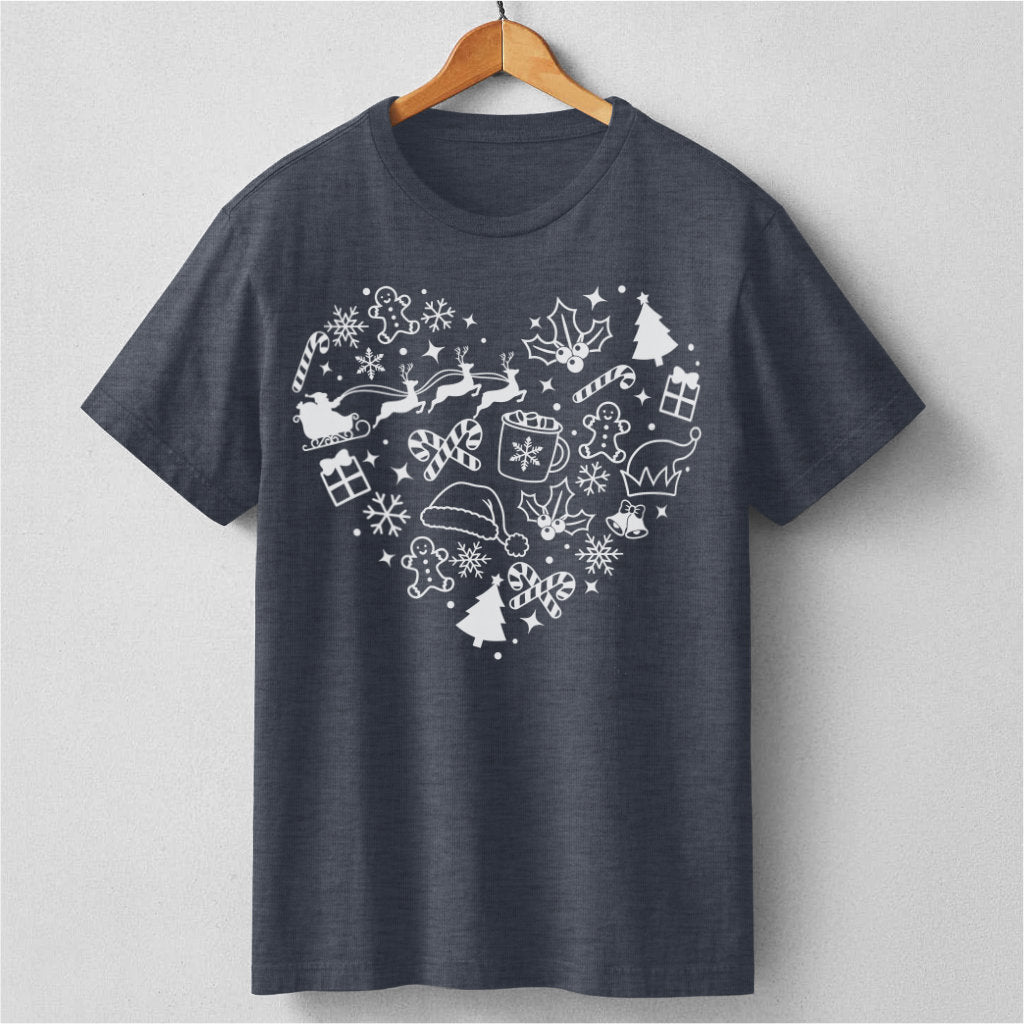 Funny Christmas Heart | Unisex T-Shirt