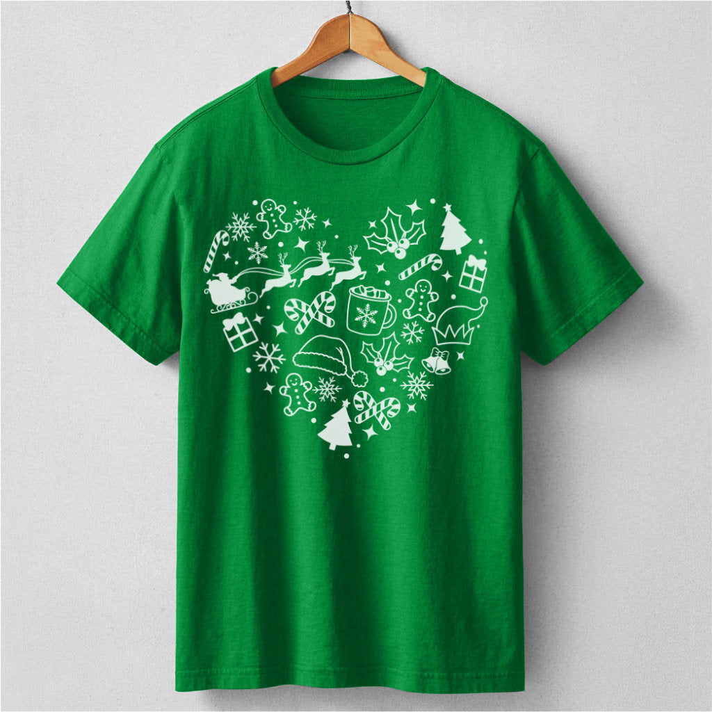 Funny Christmas Heart | Unisex T-Shirt