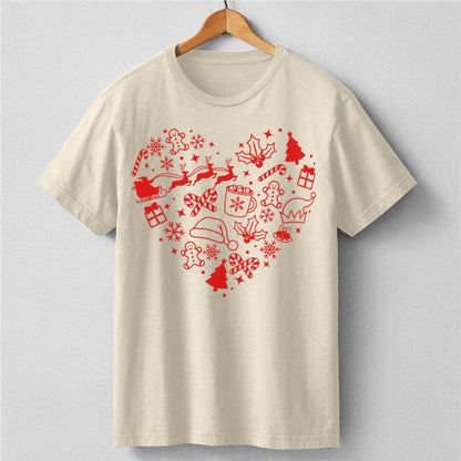 Funny Christmas Heart | Unisex T-Shirt