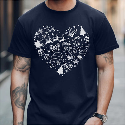 Funny Christmas Heart | Unisex T-Shirt