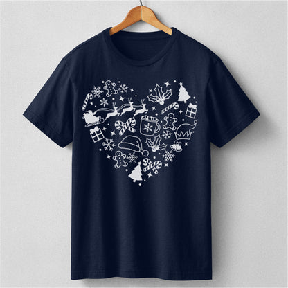 Funny Christmas Heart | Unisex T-Shirt